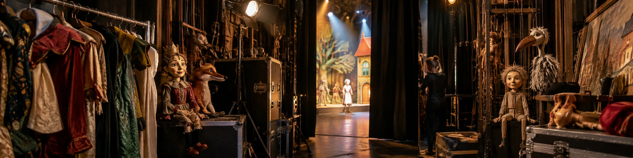 Wycieczka szkolna do Teatru Banialuka – scena, kulisy i teatralne rekwizyty