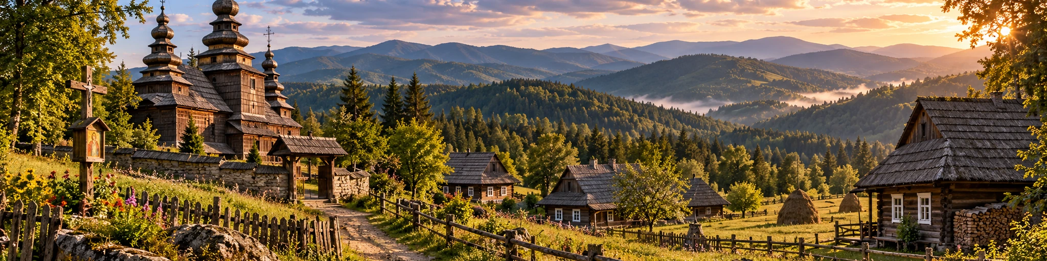 Wycieczka szkolna w Bieszczady – drewniana cerkiew i zabudowa dawnej wsi