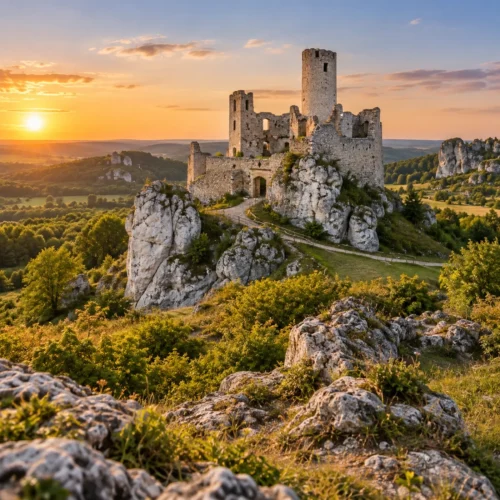 Jura: zamki, skały i historia