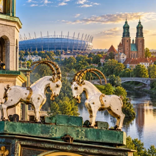 Koziołki, wielki stadion i historia nad Cybiną