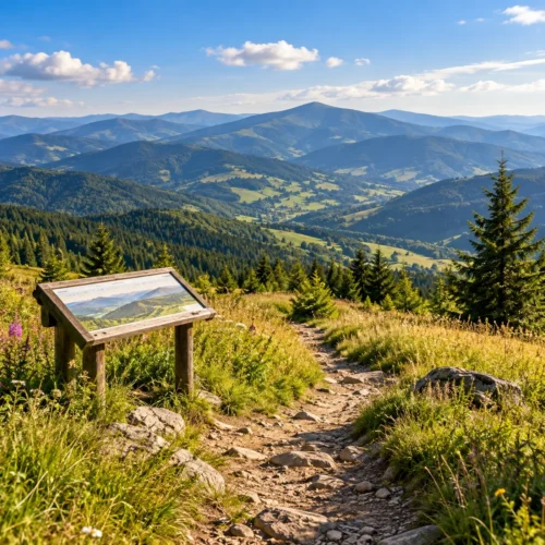 Panorama Beskidów – terenowa lekcja geografii