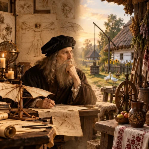 Dwie twarze wiedzy: Leonardo i dawna wieś
