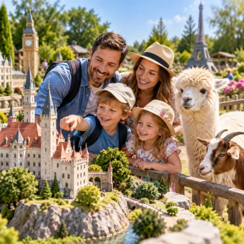 Miniaturowa podróż i spotkanie ze zwierzętami