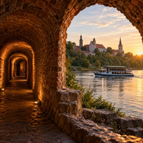 Sandomierz pod ziemią i z pokładu statku