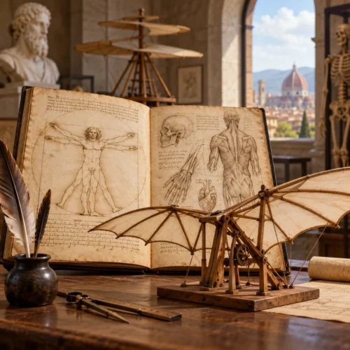 Leonardo da Vinci i niezwykła maszyna człowieka