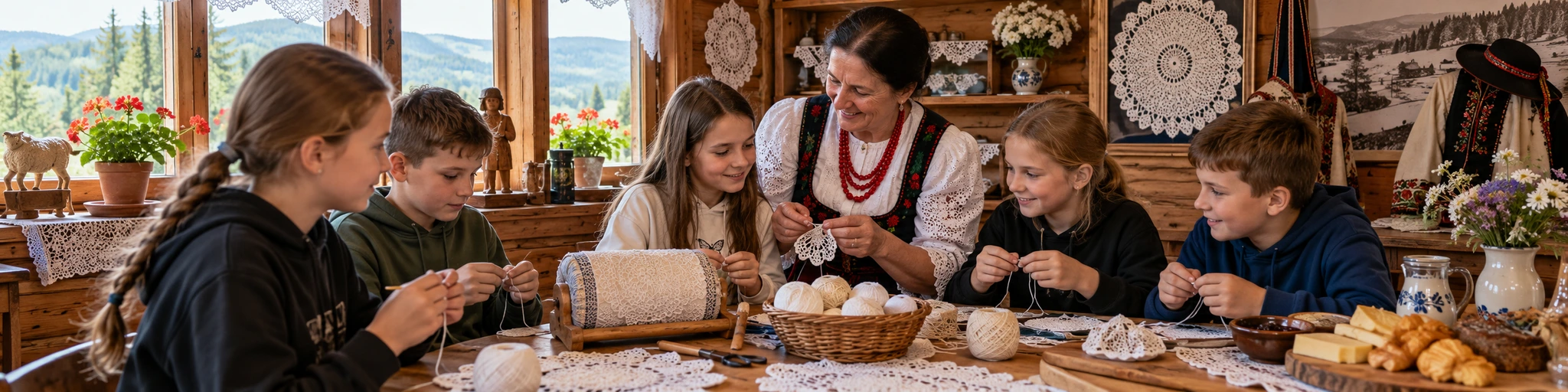 Koronkowa przygoda w Trójwsi